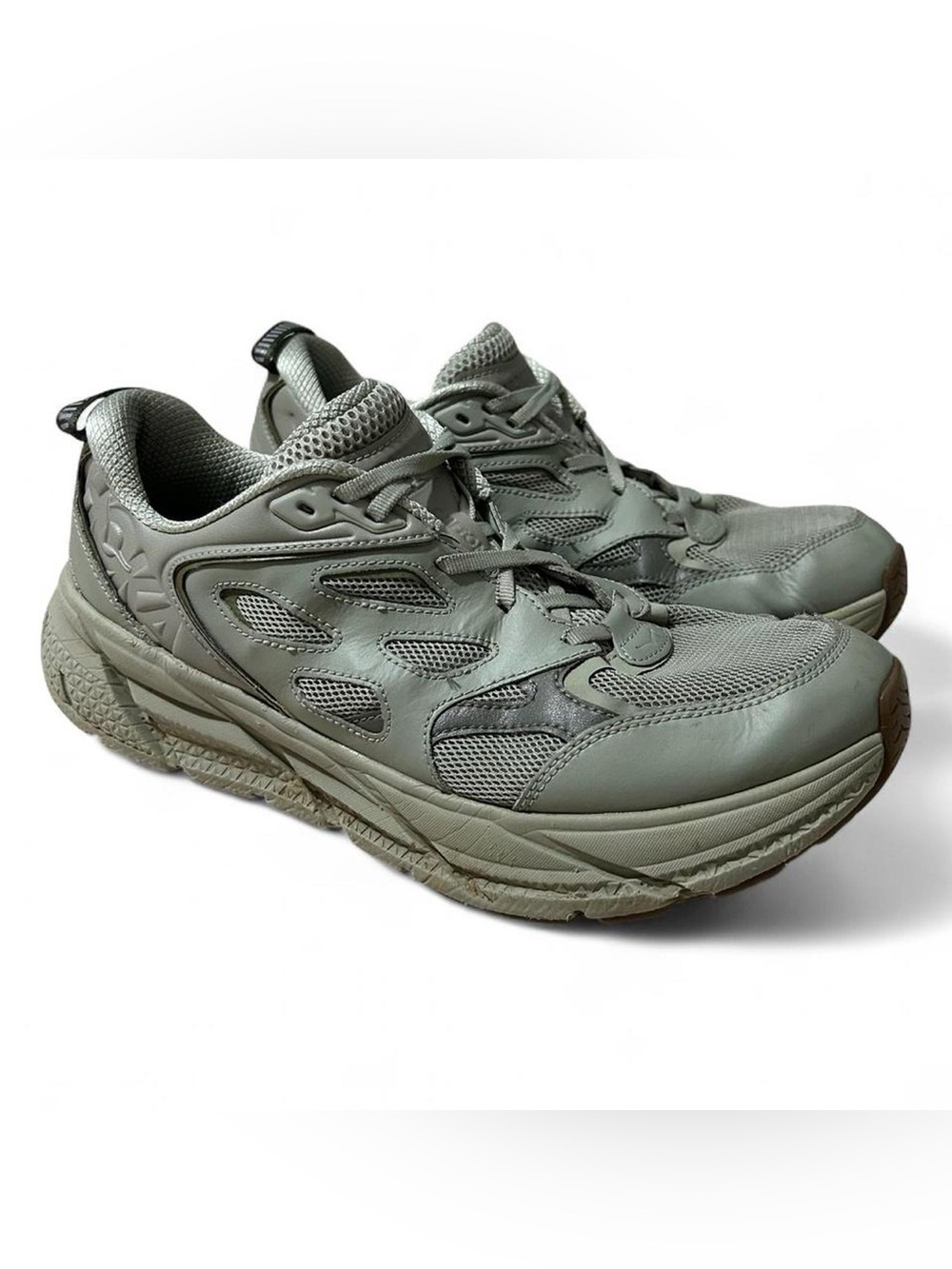 Unisex Hoka Clifton L Athletics Barley Running Shoes Size 11M/12W